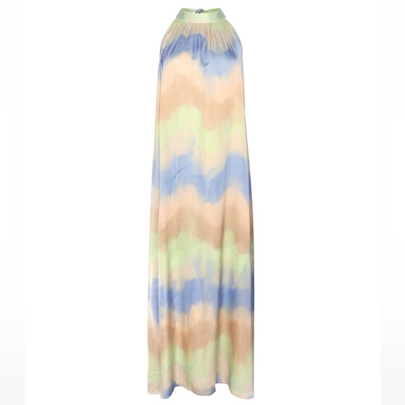 FRNCH Paris Aubreya Tie-Dye Halter Maxi Dress - NWT - Size M - Picture 11 of 11